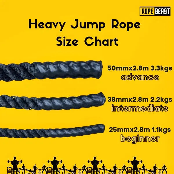 RopeBeast™️ Heavy Jump Rope Ropebeast